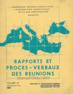 Rapports et proces-verbaux des reunions