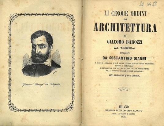 Li Cinque Ordini di Architettura 1914 【公式通販】