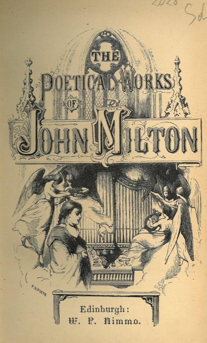 The poetical works - John Milton - copertina