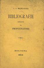 Bibliografie estratte dal Propugnatore
