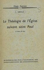 La Théologie de l'Eglise suivant saint Paul