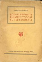 Popoli primitivi e manifestazioni supernormali