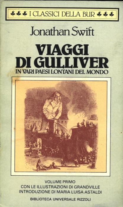 Viaggi di Gulliver in vari paesi lontani del mondo - Jonathan Swift - copertina