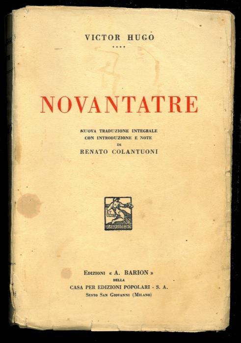 Novantatre - Victor Hugo - copertina
