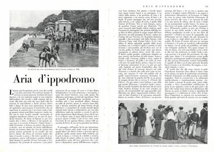 Aria d'ippodromo - Adolfo Franci - copertina