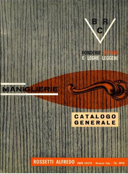 Maniglierie. Catalogo generale. Ottone - Zama - copertina