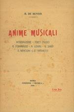 Anime musicali. Introduzione. Poeti musici. G. D'Annunzio. N. Lenau. G. Sand. E. Nencioni. I.U. Tarchetti