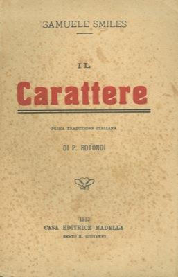 Il carattere - Samuel Smiles - copertina