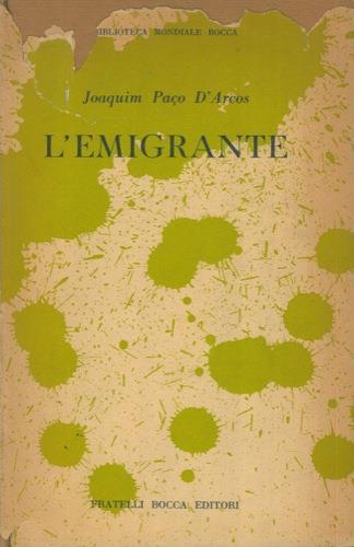 L' emigrante - Joaquim Paco D'Arcos - copertina