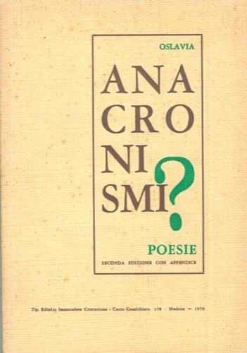 Anacronismi? Poesie - copertina