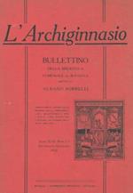 L' Archiginnasio. Bullettino della Biblioteca Comunale di Bologna