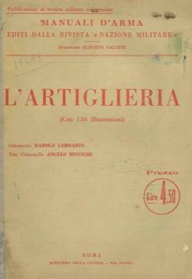 L' artiglieria - Harold Lombardi - copertina