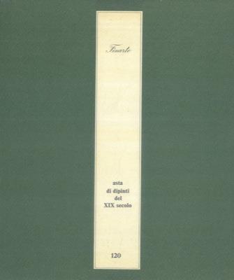 Asta di dipinti del XIX secolo. 25 novembre 1971 - Gustavo Predaval - copertina