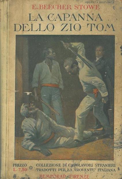 La capanna dello zio Tom - Harriet Beecher Stowe - copertina