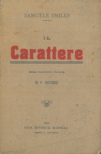 Il carattere - Samuel Smiles - copertina