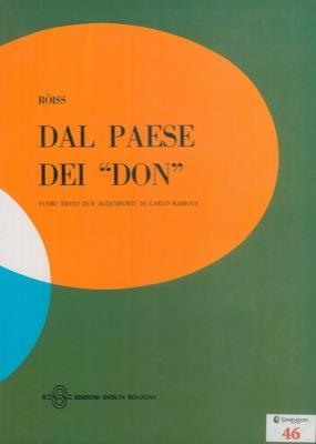Dal paese dei \Don\". Con due acqueforti di Carlo Ramous" - copertina