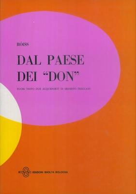 Dal paese dei \Don\". Con due acqueforti di Ernesto Treccani" - copertina
