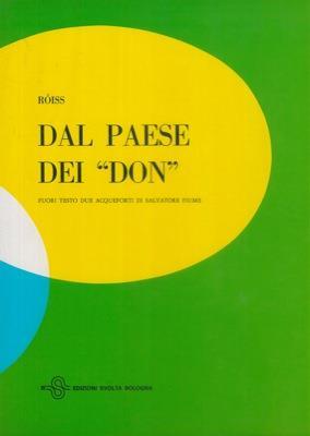 Dal paese dei \Don\". Con due acqueforti di Salvatore Fiume" - copertina