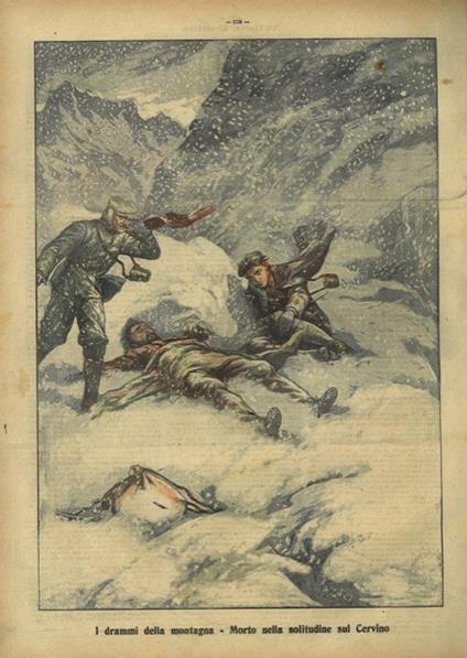 I drammi della montagna. Morto nella solitudine sul Cervino - copertina