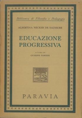 Educazione progressiva - copertina