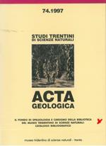 Il Fondo di Speleologia e Carsismo della biblioteca del Museo Tridentino di Scienze Naturali : catalogo bibliografico