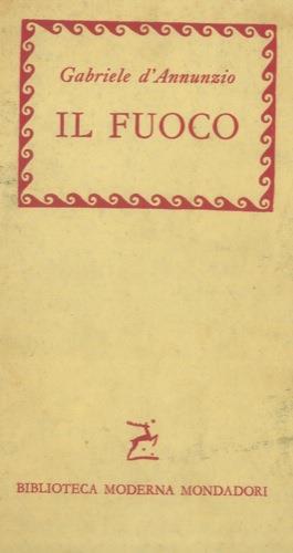 Il fuoco - Gabriele D'Annunzio - copertina