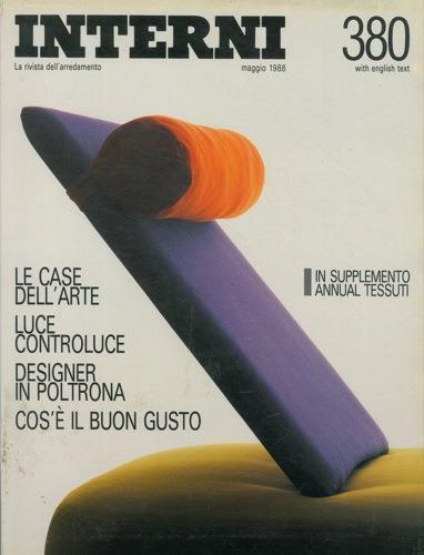 Interni. La rivista dell'arredamento. With english text - copertina