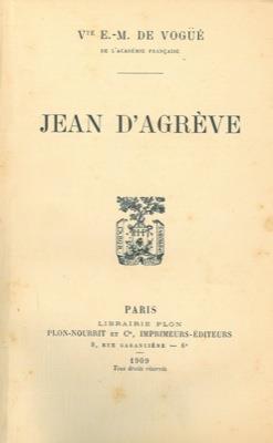 Jean d'Agreve - copertina