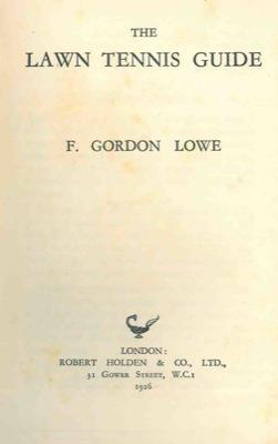 Lawn tennis guide - copertina