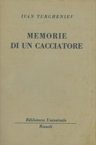 Memorie di un cacciatore - copertina