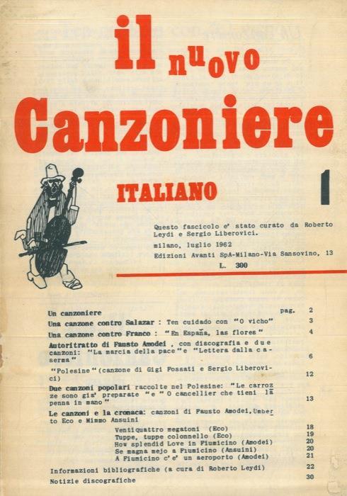 Il nuovo Canzoniere italiano. N. 1, 2, 3, 4, 5, 6, 7-8 - copertina
