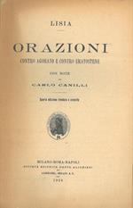 Orazioni contro Agorato e contro Eratostene. Con note di Carlo Cailli