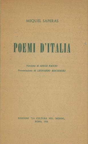 Poemi d'Italia - copertina