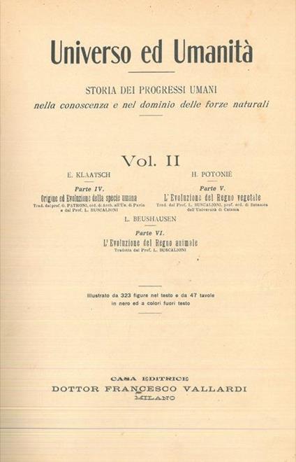 Universo ed umanità. Storia dei progressi umani nella conoscenza e nel dominio delle forze naturali - Hans Kraemer - copertina