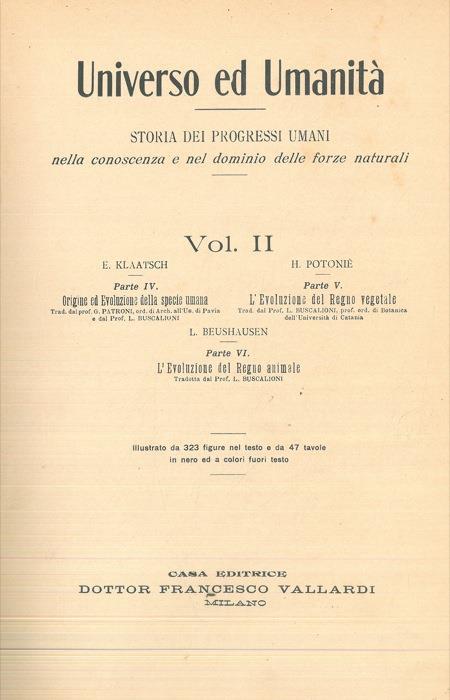 Universo ed umanità. Storia dei progressi umani nella conoscenza e nel dominio delle forze naturali - Hans Kraemer - copertina