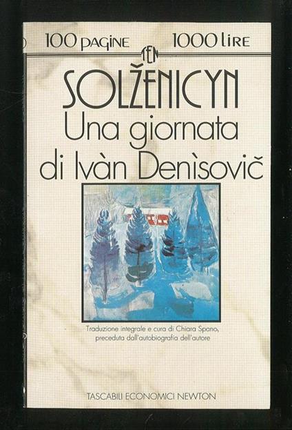 Una giornata di Ivan Denisovic - Aleksandr Solzenicyn - copertina