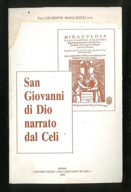 San Giovanni di Dio narrato dal Celi - Fra Giuseppe Magliozzi - copertina