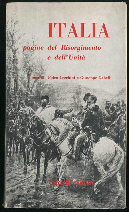 Italia. Pagine del Risorgimento e dell'Unità - copertina