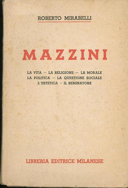 Mazzini - copertina