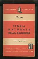 Storia naturale della religione - David Hume - copertina