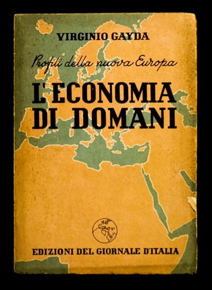 L' economia di domani - Virginio Gayda - copertina