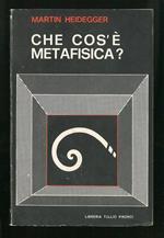 Che cos'è metafisica?