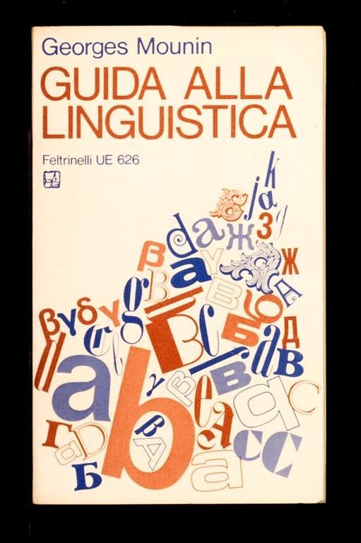 Guida alla linguistica - Georges Mounin - copertina