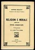 Religioni e morale nella loro Unità essenziale