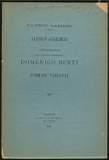 Rapporto Accademico e commemorazioni degli accademici corrispondenti Domenico Berti e Tommaso Vallauri - Fausto Lasinio - copertina