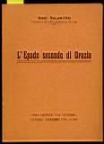 L’Epodo secondo di Orazio - Nino Salanitro - copertina