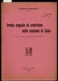 Ironia arguzia ed umorismo nelle orazioni di Lisia - Giuseppe Ammendola - copertina