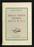 Dalla santa Russia all'U.R.S.S - Georges Friedmann - copertina