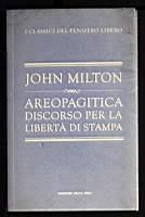 Areopagitica discorso per la libertà di stampa - John Milton - copertina