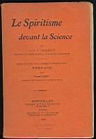 Le Spiritisme devant la Science - Grasset J. - copertina